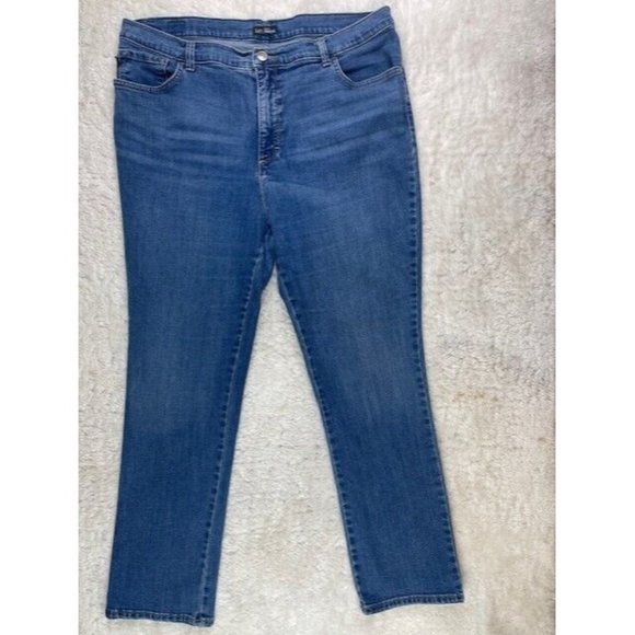 Lee Size 37X28.5 (Measured) Women Jean Straight Leg Classic Fit Stretch … - Picture 1 of 3